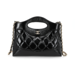 CHANEL 31 NANO MINI SHOPPING BAG BLACK