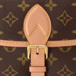 LOUIS VUITTON Diane  Classic Monogram Canvas, Coated, Small Shoulder Bag, Women's, Brown
