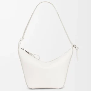 Mini Hammock hobo in classic calfskin Soft White