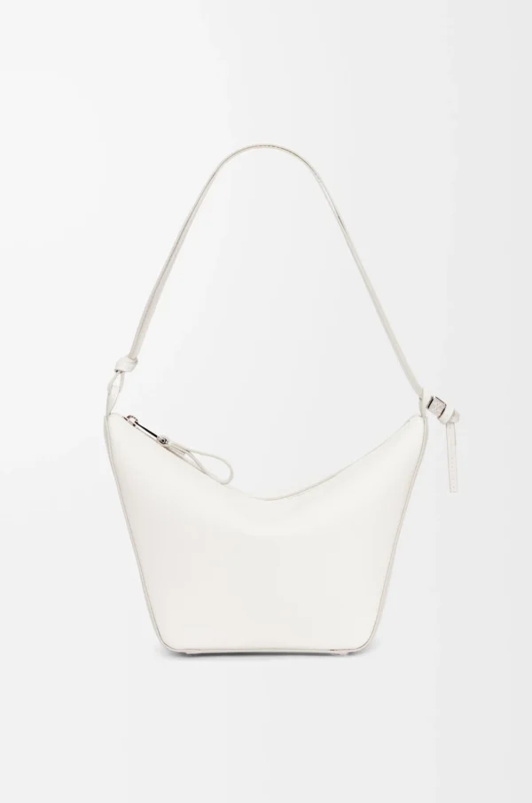 Mini Hammock hobo in classic calfskin Soft White