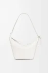 Mini Hammock hobo in classic calfskin Soft White