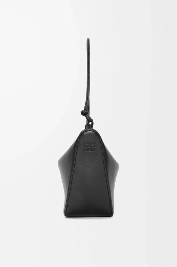 Mini Hammock hobo in classic calfskin Black