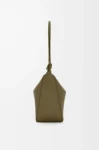 Mini Hammock hobo in classic calfskin Dark Khaki Green