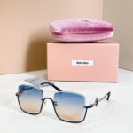 Miu Miu Square Gradient Sunglasses