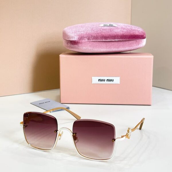 Miu Miu Square Gradient Sunglasses