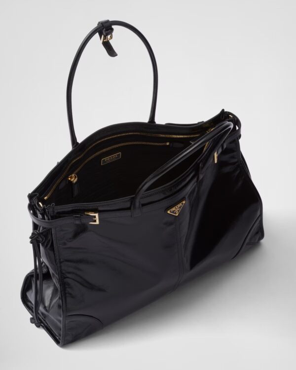 Prada Bonnie Oversized Leather Handbag
