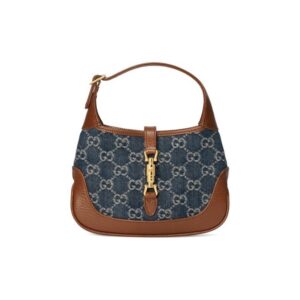JACKIE 1961  MINI SHOULDER BAG gray-blue color blocking