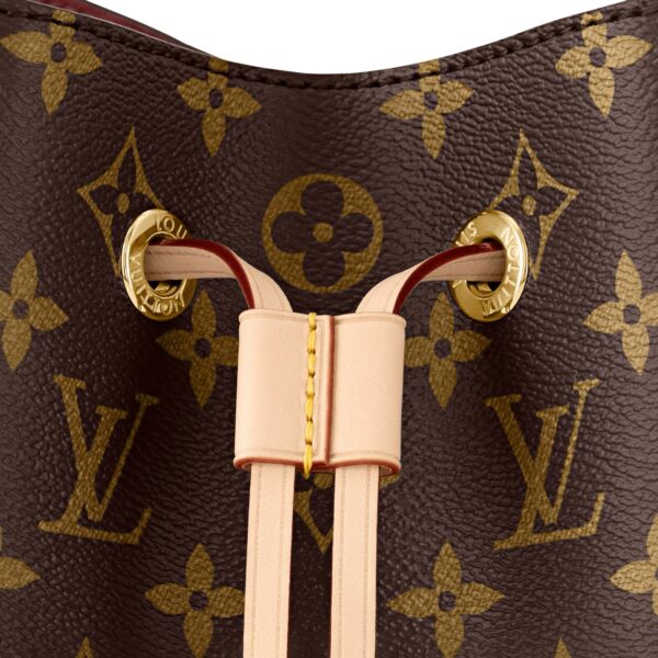 LOUIS VUITTON NÉONOÉ BB Monogram-Printed Grained Calfskin Women's Medium Bucket Bag