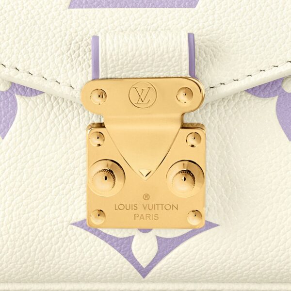 LOUIS VUITTON Pochette Metis EW  Small Messenger Bag for Women in Latte White and Light Purple
