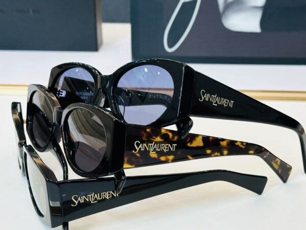 Saint Laurent Retro Oval Sunglasses