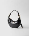 Prada Arqué Naplak Painted Leather Shoulder Bag