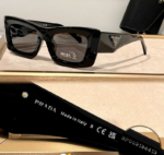 Prada Cat-Eye Triangle Logo Sunglasses