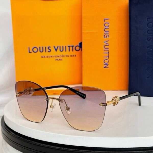 Luxury Oversized Rimless Square Sunglasses