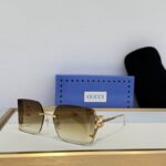 Luxury Rimless Square Sunglasses – UV400 Protection