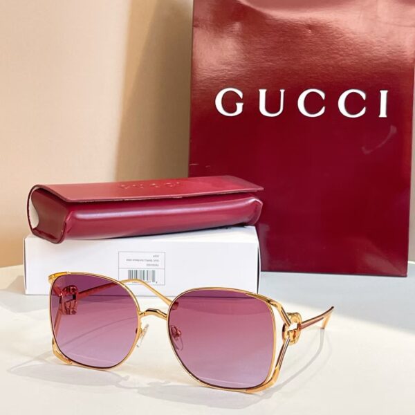 Gucdi Vintage Square Gradient Sunglasses