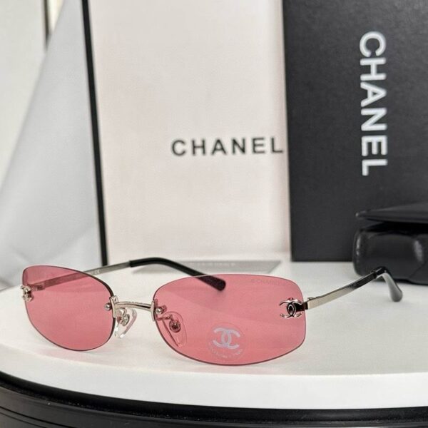 Luxury Rimless Oval Sunglasses UV400