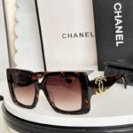 Chanel Oversized Square Frame Sunglasses – Bold Double CC Statement