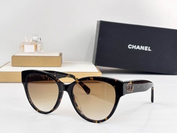 Chanel Romantic Cat Eye Statement Sunglasses