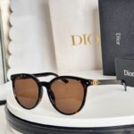 Dior Classic Round Frame Sunglasses – Gradient Lens Edition