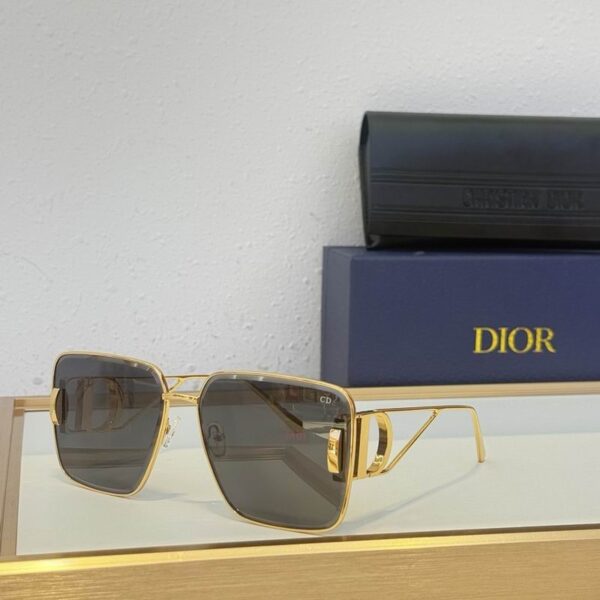 Dior CD Signature Square Metal Sunglasses