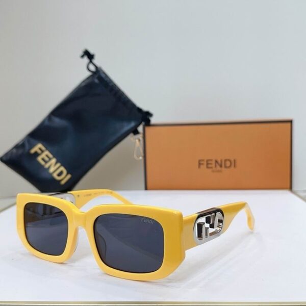 Fendi Vintage-Inspired Square Acetate Shades