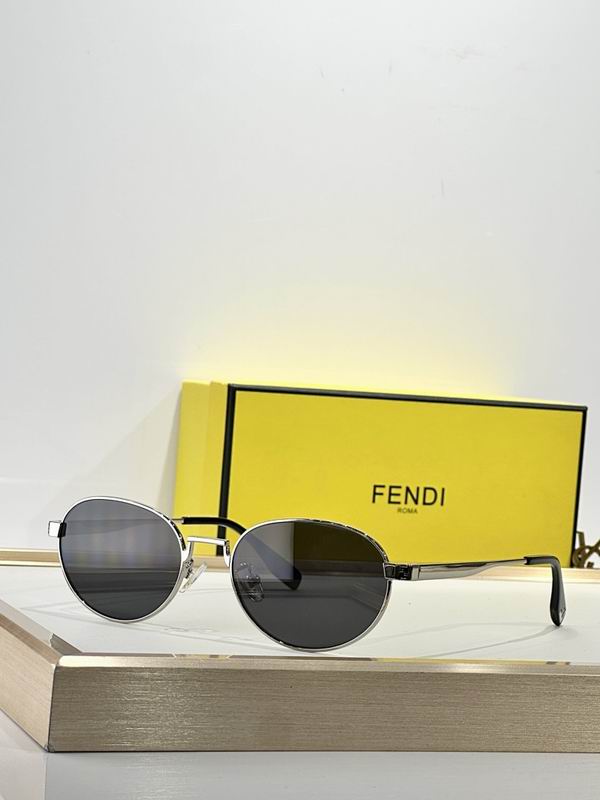 Fendi Vintage Round Metal Sunglasses