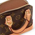 LOUIS VUITTON Alma Nano Shell Handbag (Handheld, Shoulder, or Crossbody) – Small – Women's – Brown