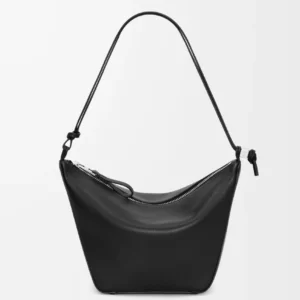Mini Hammock hobo in classic calfskin Black