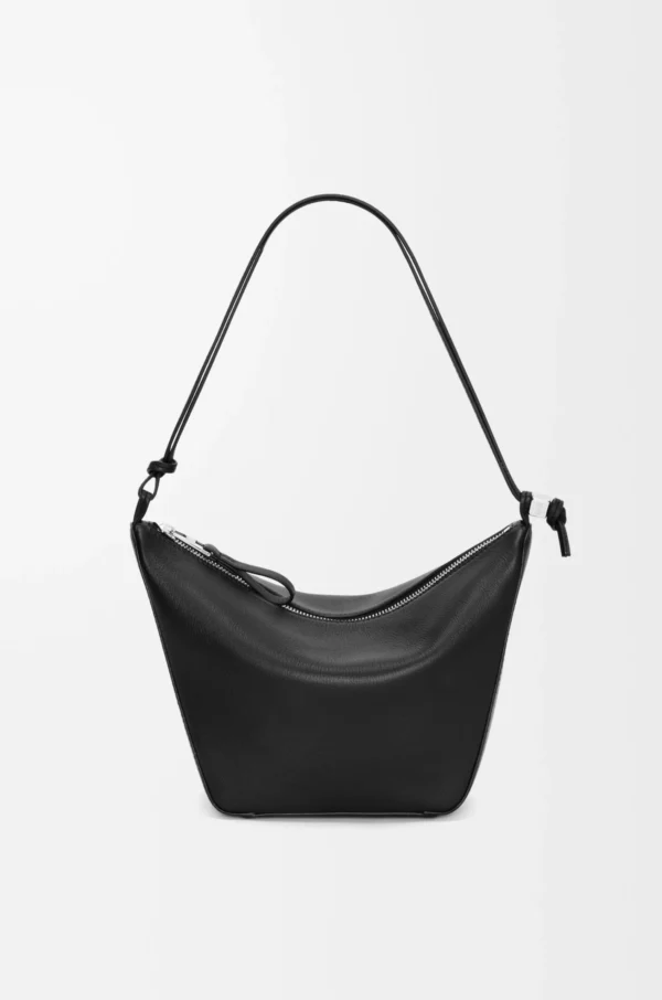 Mini Hammock hobo in classic calfskin Black