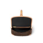 LOUIS VUITTON Diane  Classic Monogram Canvas, Coated, Small Shoulder Bag, Women's, Brown