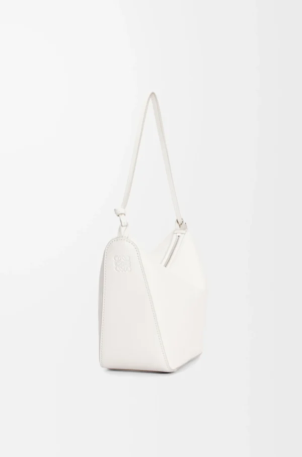 Mini Hammock hobo in classic calfskin Soft White