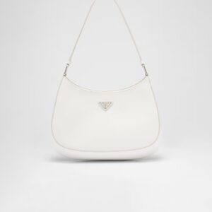 Prada Cleo Glossy Leather Shoulder Bag