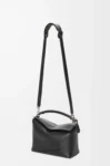 Puzzle bag in classic calfskin Black