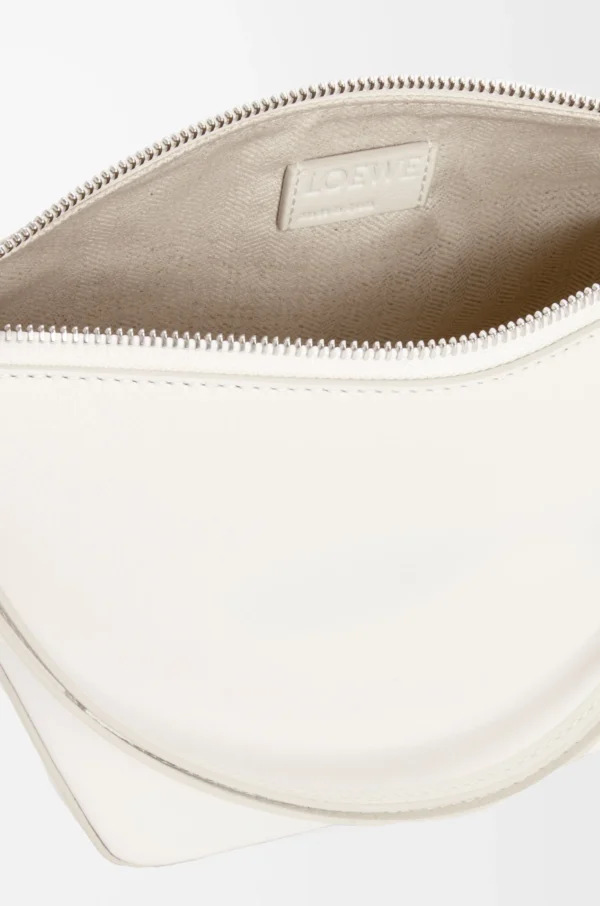 Mini Hammock hobo in classic calfskin Soft White