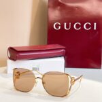 Gucdi Vintage Square Gradient Sunglasses