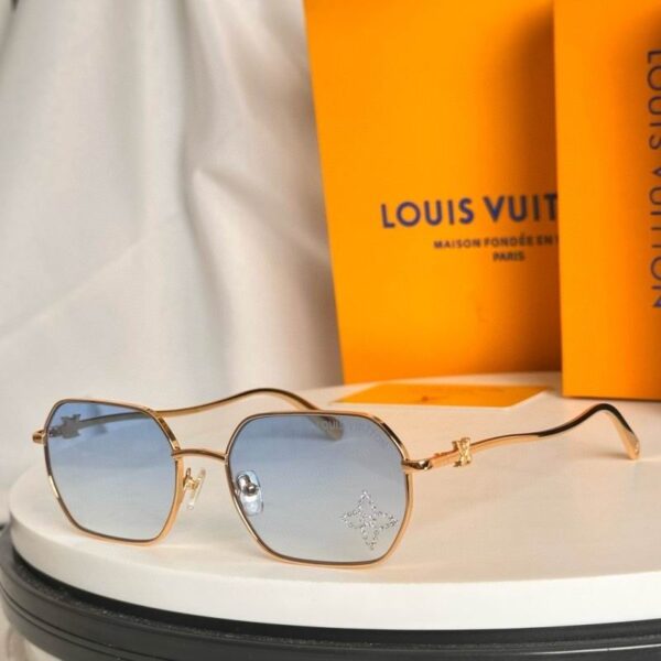 Luxury Retro Square Metal Sunglasses