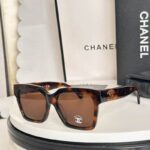 Chanel Oversized Square Sunglasses – Signature Double CC Detail