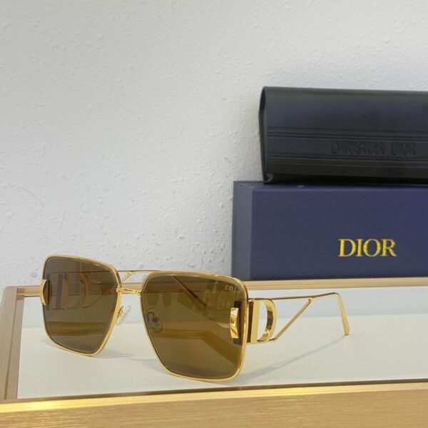 Dior CD Signature Square Metal Sunglasses