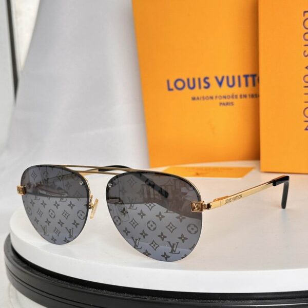 Luxury Rimless Aviator Sunglasses