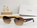 Dior Minimalist Rimless Sunglasses – CD Metal Accent Series