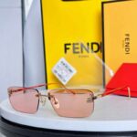 Fendi Rimless Square Sunglasses
