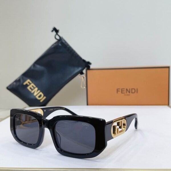 Fendi Vintage-Inspired Square Acetate Shades