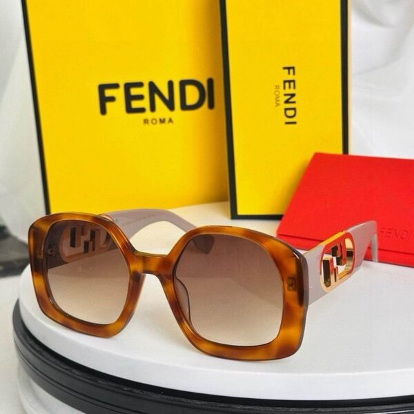 Fendi Oversized Square Vintage Sunglasses
