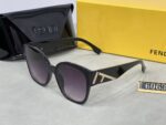 Fendi Oversized Square Sunglasses for Women – Luxury Gradient UV Protection Designer Eyewear