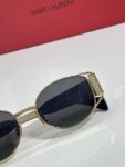 Saint Laurent Oval Metal Sunglasses