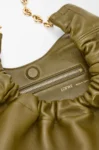 Small Squeeze bag in mellow nappa lambskin Olive