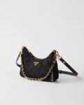 Prada Re-Edition 1995 Chaîne Re-Nylon Mini Handbag black