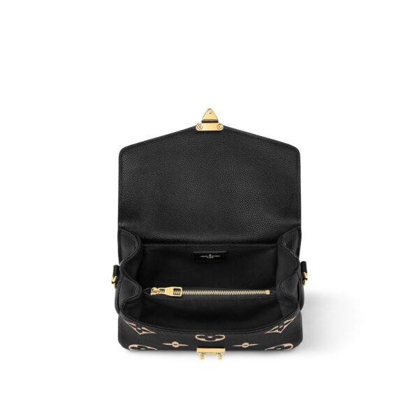 LOUIS VUITTON Pochette Metis EW Women's Small Messenger Bag, Black