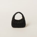 Wander Matelassé Soft Lamb Nappa Small Crescent Moon Bag pink