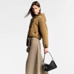 LOUIS VUITTON SIDE TRUNK Side Trunk MM Detachable and Adjustable Shoulder Strap Soft Case Canvas Crossbody Bag for Women, Black with Silver Accents